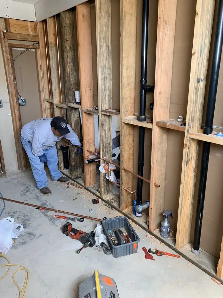 Commercial rough-in plumbing for Water Heater Replacement in Elmore Park